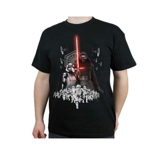 T-Shirt SW First Order schwarz  M Star Wars - Disney - (Textilien / T-Shirts)