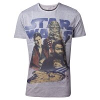 Star Wars - Han Solo 3 Is A Crowd Mens T-shirt - Difuzed...