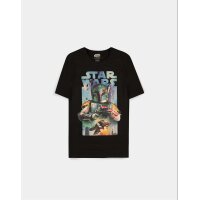 Star Wars  - Boba Fett Poster - Mens Short Sleeved...
